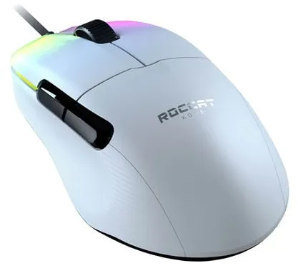 ROCCAT KONE PRO - Gaming Maus - Optisch - 5 Tasten - Weiß